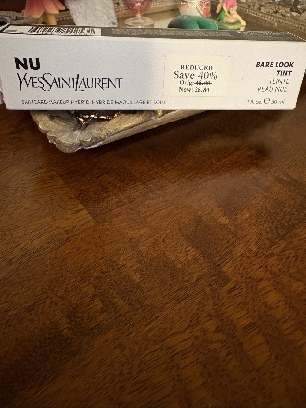 NWT Yves Saint Laurent Bare Look Tint in Nu - White Box shade 20 1 fluid ounce